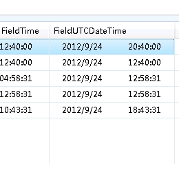 关于AX2012的Date、Time、UTCDateTime